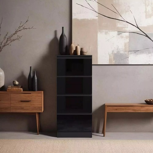 Black drawer chest - drawer, of