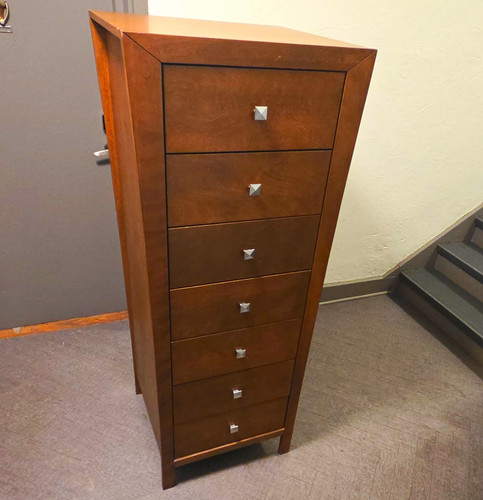 Drawer brown wood - 7-drawer, chest