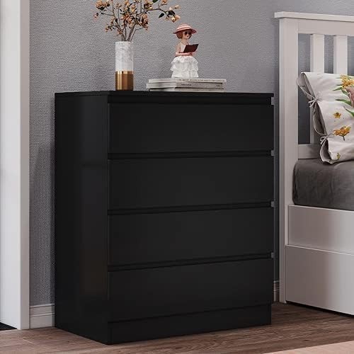 Black drawer chest modern - chest, |