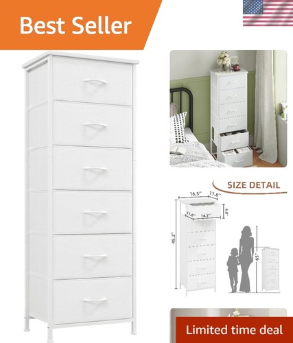 Functional white tall drawer - functional,