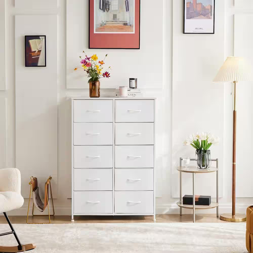 Stylish white drawer 8 - stylish, 10-drawer