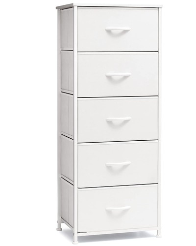 White tall narrow dresser with - tall,
