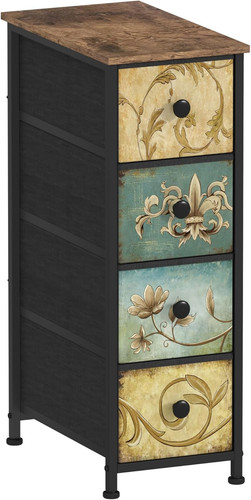 Slim retro flower storage - retro,